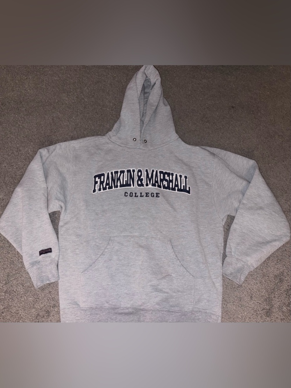 🎓 Franklin & Marshall College Hoodie – Size Medium | Heather Gray 💙